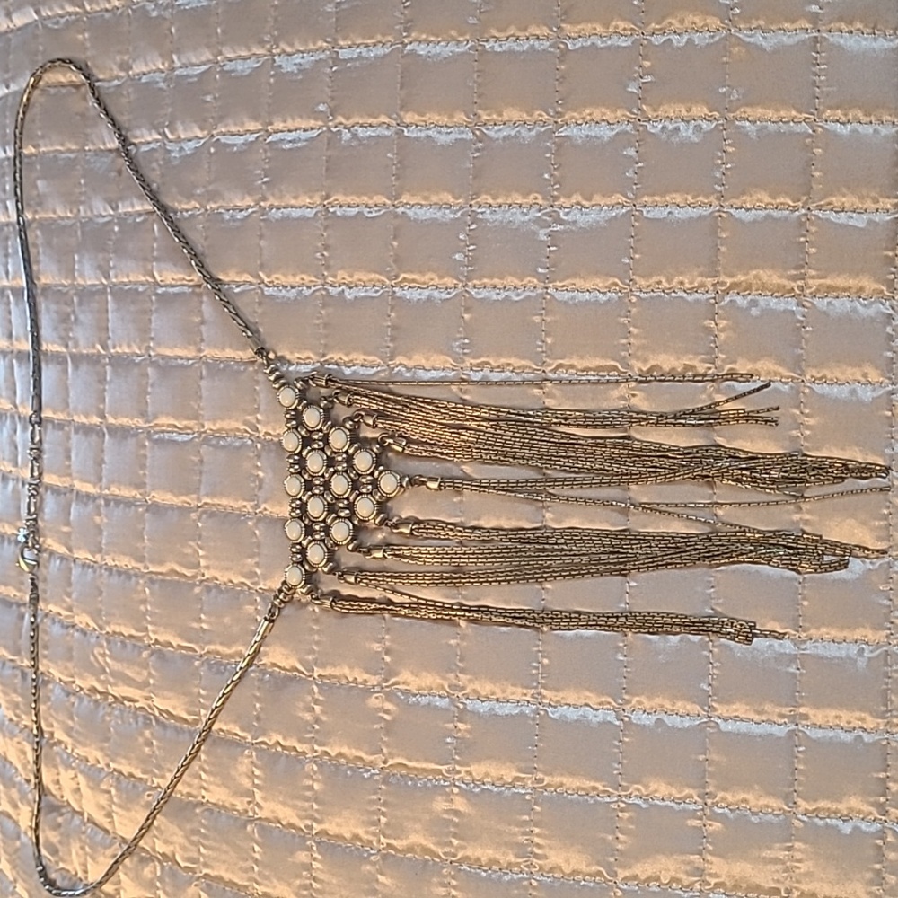 Lucky brand fringe necklace